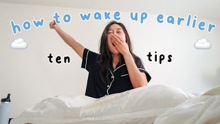 how to wake up earlier WITHOUT feeling miserable [upl. by Llerrut]