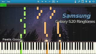 SAMSUNG GALAXY S20 RINGTONES IN SYNTHESIA [upl. by Anire]