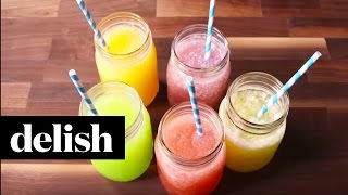 How To Make Skittles Slushies  Delish [upl. by Haggerty]