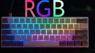 Sk61Gk61 RGB modes keyboard [upl. by Nytsua345]