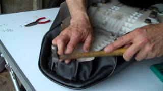 Delboys Garage Project Bandit HowTo Recover a Motorcycle seat [upl. by Klemens]