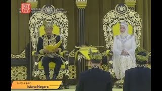 LIVE Installation ceremony of 16th Yang diPertuan Agong AlSultan Abdullah [upl. by Nnodnarb]