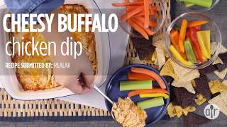 How to Make Cheesy Buffalo Chicken Dip  Appetizer Recipes  Allrecipescom [upl. by Francyne]