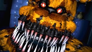 Five Nights at Freddys 4 Nightmare Fredbear Jumpscare [upl. by Ancel]