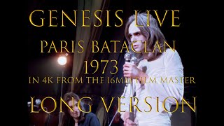 Genesis live Paris Bataclan 1973 long version 16mm master in 4k [upl. by Fanchon]