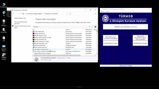 TÜRMOB Asistan Uygulaması Genel Kullanım  Java TÜRMOB eİmza Mali Mühür eBeyanname [upl. by Adnertal282]