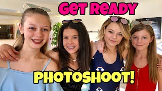 Get Ready With Me FIRST TEEN PHOTOSHOOT [upl. by Maillij]