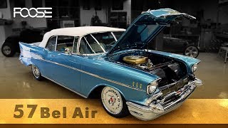 Foose Design 1957 Chevy Bel Air Restomod [upl. by Perl]