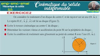 Mécanique du solide S3 exercice 2 [upl. by Deehahs]