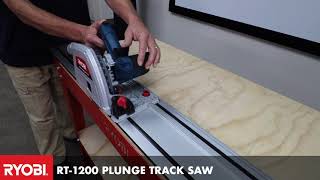 RYOBI RT1200 Plunge Track Saw [upl. by Redyr]