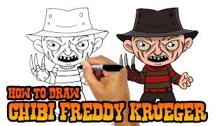 How to Draw Freddy Krueger  Nightmare on Elm Street [upl. by Kreda618]