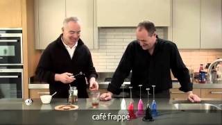 How to make a frappé coffee using an aerolatte milk frother [upl. by Parrie]