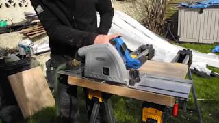 DRAPER TOOLS 165mm Plunge Saw with Rail review [upl. by Ybrad467]