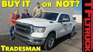 2019 Ram 1500 V6 Tradesman  Unfiltered Real World Buddy Review [upl. by Bacchus]