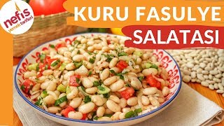 YEDİKÇE YİYECEKSİNİZ❗😋 KURU FASULYE SALATASI TARİFİ [upl. by Junno737]