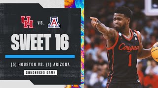 Houston vs Arizona  Sweet 16 NCAA tournament extended highlights [upl. by Krispin179]