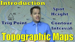 How to read a Topographic  Contour Map [upl. by Jordanson]