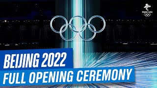 Beijing2022 Opening Ceremony  Full Replay [upl. by Analli]