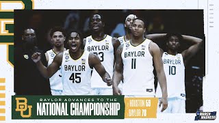 Baylor vs Houston  Final Four NCAA tournament extended highlights [upl. by Blackington]