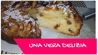 Torta Mele e Uvetta Facile Veloce Buonissima Da non perdere [upl. by Cory]