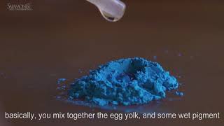 Egg tempera tutorial by Marzio Tamer courtesy Salamon Fine Art  Milan [upl. by Stanton]