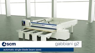 Gabbiani g2  Automatic single blade beam saws [upl. by Bax]