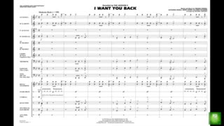 I Want You Back arr Michael Sweeney [upl. by Urbano721]