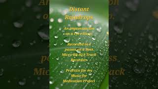 Distant Raindrops  A Lyre Harp Improvisation [upl. by Rivi]