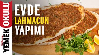 Evde Lahmacun Nasıl Yapılır  Çıtır Çıtır Kolay Lahmacun Tarifi [upl. by Bettina]