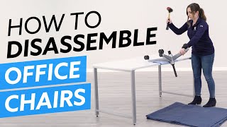 How To Disassemble Office Chairs [upl. by Feldman804]