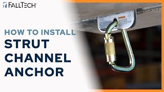 How to Install a Strut Anchor [upl. by Oicafinob97]