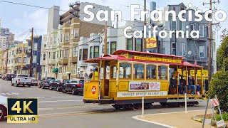 San Francisco California 🇺🇸 4K Walking Tour [upl. by Oirottiv]