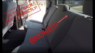 20132018 Ram 1500 Back Seat Modification Tutorial [upl. by Fowle]