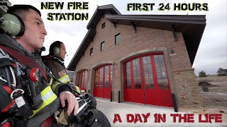 First 24 Hours in a New Fire Station  A Day in the Life [upl. by Norabel514]