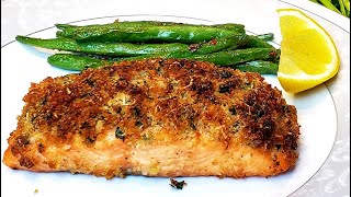 Panko Crusted Air Fried Salmon [upl. by Malaspina]