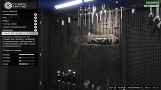 GTA 5 Online Compact EMP Launcher New Weapon The Contract Update [upl. by Anirehtac520]