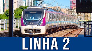 Linha 2 do Metrô de SalvadorBahia [upl. by Cairns23]