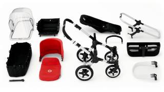 bugaboo donkey demo – convert from bassinet to seat [upl. by Ahcatan]