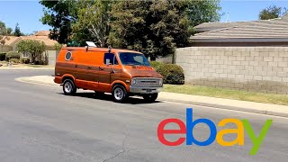 1972 Dodge B100 Tradesman Sports Van FOR SALE [upl. by Pelagi]