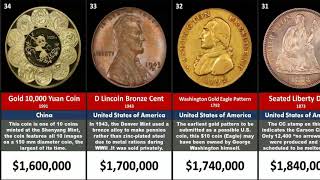 List of Most Expensive coins in History [upl. by Nick]