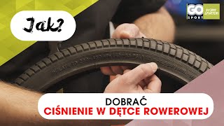 Jak dobrać ciśnienie w oponach rowerowych [upl. by Nyledaj]