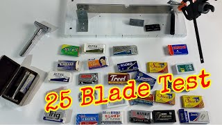 25 Razor Blades durability tested [upl. by Yanttirb]