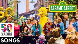 Sesame Street Norah Jones Sings Welcome To The Party Song  Sesame50 [upl. by Yssirc37]