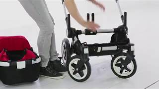 Compact fold  Bugaboo Donkey Twin [upl. by Groveman]