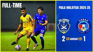 FT SRI PAHANG FC 2 vs 1 SABAH FC  32 AGREGAT  SRI PAHANG KE FINAL PIALA MALAYSIA 202425 [upl. by Ynottirb12]