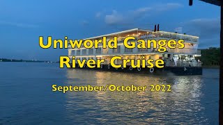 Uniworld Ganges River Cruise [upl. by Graubert213]