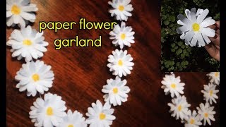 DIY Paper Flower Garland  Cute amp Happy Home Décor Ideas [upl. by Aniroc]