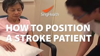 How To Position A Stroke Patient [upl. by Irbua]