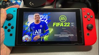 EA Sport FIFA 22 Gameplay On Nintendo Switch [upl. by Arimihc]