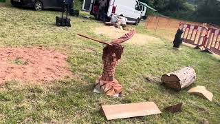 A fabulous range of wooden sculpture at Caerleon festival 2024 [upl. by Teddman]